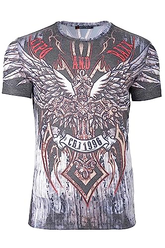 Cipo & Baxx Herren T-Shirt CT746 Grau L von Cipo & Baxx