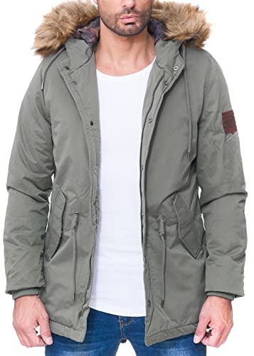 Cipo & Baxx Herren Winter Jacke CM150-bans Khaki XXL von Cipo & Baxx