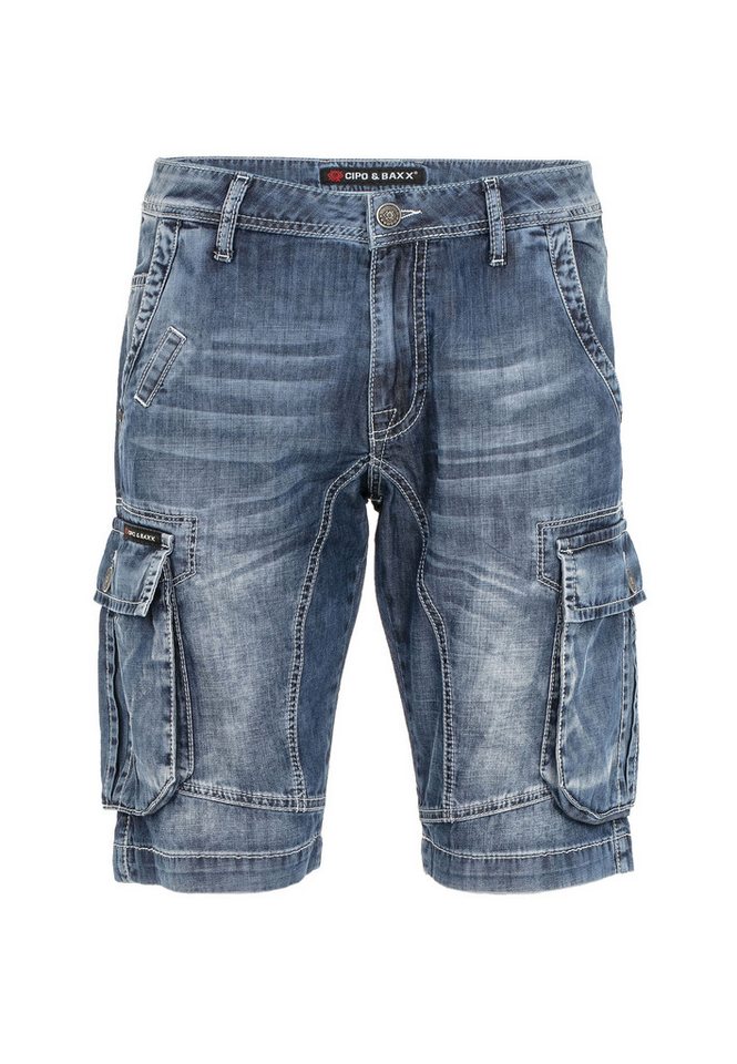 Cipo & Baxx Jeansbermudas Bermuda & Short aus reiner Baumwolle von Cipo & Baxx