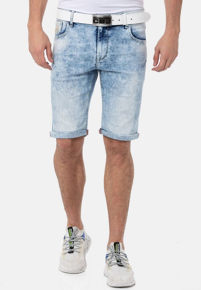 Cipo & Baxx Jeansbermudas Shorts schmal geschnitten von Cipo & Baxx