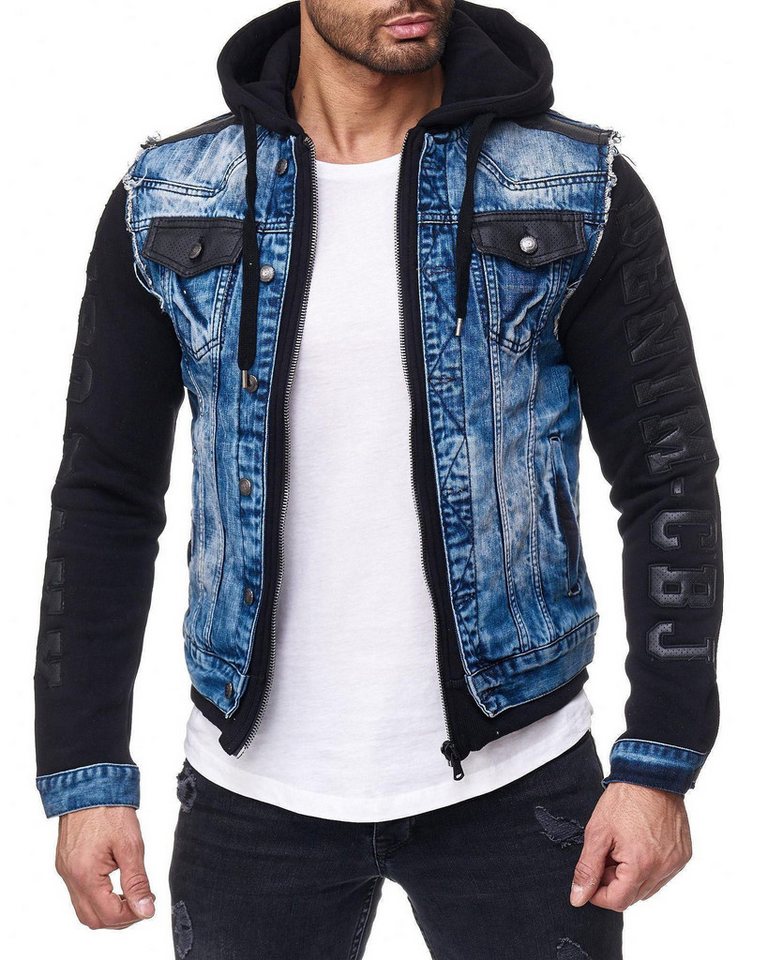 Cipo & Baxx Jeansjacke Herren regular fit Jacke Denim BA-CJ154 Blue L von Cipo & Baxx
