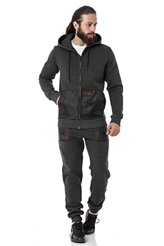 Cipo & Baxx Jogginganzug Sportanzug Sweat Pants Sweatjacke CLR150 Anthracite XL von Cipo & Baxx