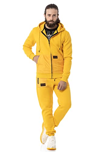 Cipo & Baxx Jogginganzug Sportanzug Sweat Pants Sweatjacke CLR150 Gelb L von Cipo & Baxx