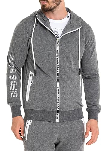 Cipo & Baxx Jogginganzug Sportanzug Sweat Pants Sweatjacke CLR151 Anthracite L von Cipo & Baxx