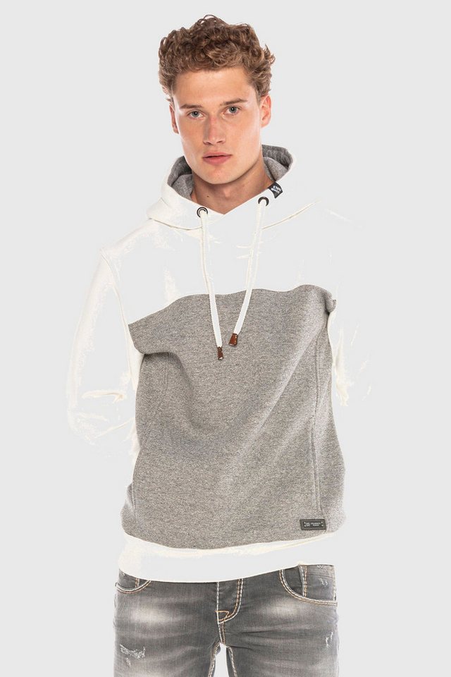 Cipo & Baxx Kapuzenpullover Sweatshirts (1-tlg) im Kontrast-Look von Cipo & Baxx