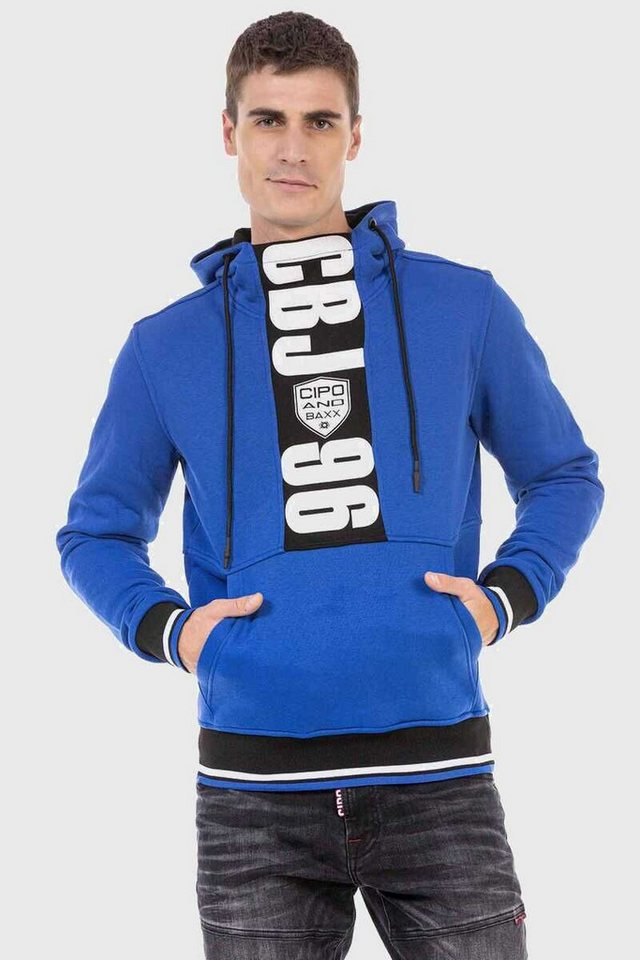 Cipo & Baxx Kapuzenpullover Sweatshirts (1-tlg) mit Markenprint von Cipo & Baxx