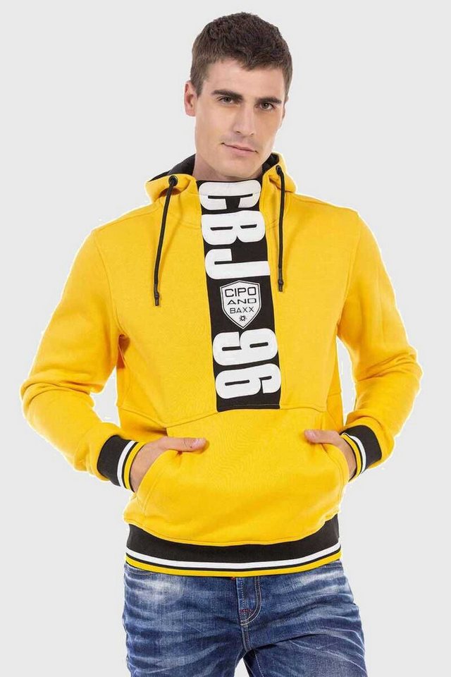 Cipo & Baxx Kapuzenpullover Sweatshirts (1-tlg) mit Markenprint von Cipo & Baxx