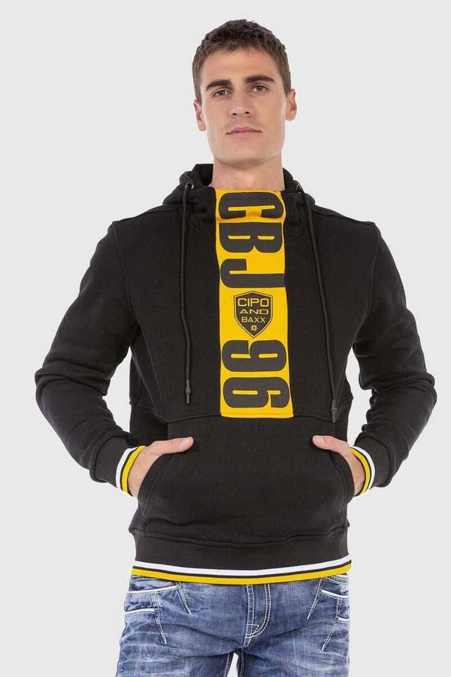 Cipo & Baxx Kapuzenpullover Sweatshirts (1-tlg) mit Markenprint von Cipo & Baxx