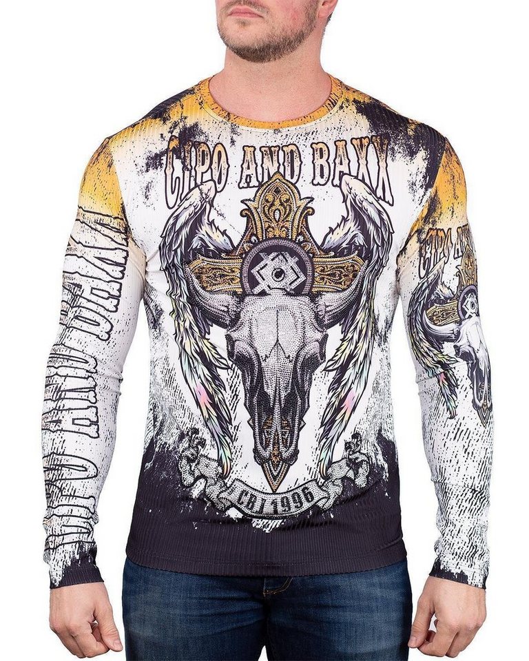 Cipo & Baxx Longsleeve Herren Longsleeve BA-CL492 von Cipo & Baxx