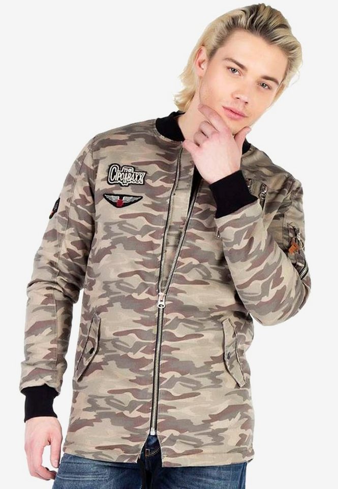 Cipo & Baxx Outdoorjacke im angesagten Military-Style von Cipo & Baxx