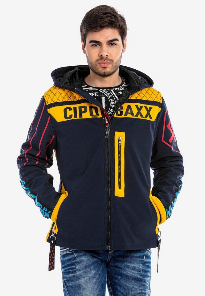 Cipo & Baxx Outdoorjacke mit großer Kapuze von Cipo & Baxx