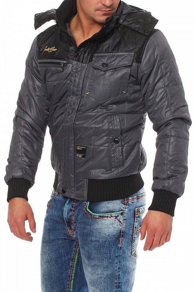 Cipo & Baxx Parka Cipo & Baxx Herren Jacke Parka Mantel von Cipo & Baxx