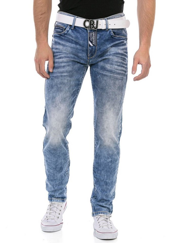Cipo & Baxx Regular-fit-Jeans mit markanter Waschung Cipo & Baxx Regular-fit-Jeans mit markanter Waschung von Cipo & Baxx
