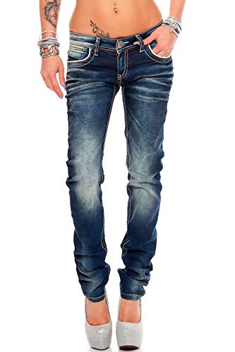 Cipo & Baxx Damen Jeans WD256-bans Blau W31/L30 von Cipo & Baxx