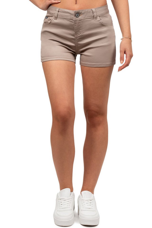 Cipo & Baxx Shorts Damen Regular Fit Kurze Hose Mid Waist BA-WK195 Vielfältig und Stilvoll von Cipo & Baxx