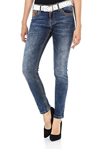 Cipo & Baxx Slim Fit Jeans Hose Klassisch 5-Pocket Design Kontrastnähte Pants Denim WD462 Blau W27 L34 Cipo & Baxx Slim Fit Jeans Hose Klassisch 5-Pocket Design Kontrastnähte Pants Denim WD462 Blau W27 L34 von Cipo & Baxx