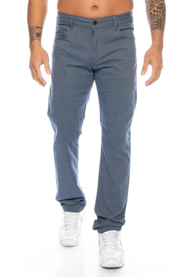 Cipo & Baxx Slim-fit-Jeans Herren Stoffhose Jeans im zeitlosen Design Leichter Tragekmofort von Cipo & Baxx
