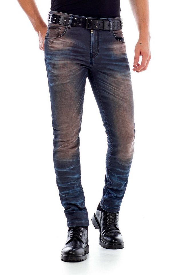 Cipo & Baxx Slim-fit-Jeans im 5-Pocket Style in Straight Fit von Cipo & Baxx