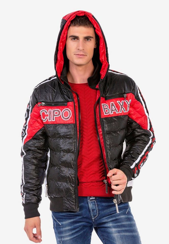 Cipo & Baxx Steppjacke in sportlichem Design von Cipo & Baxx