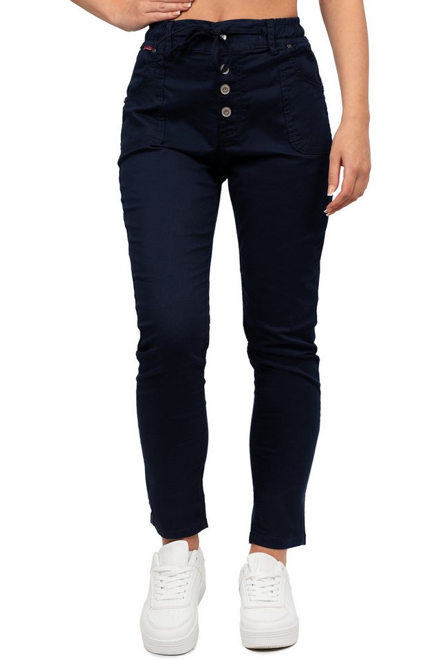 Cipo & Baxx Stoffhose Damen regular fit Hose BA-WD508 für lässige Alltagslooks und Freizeit-Outfits von Cipo & Baxx