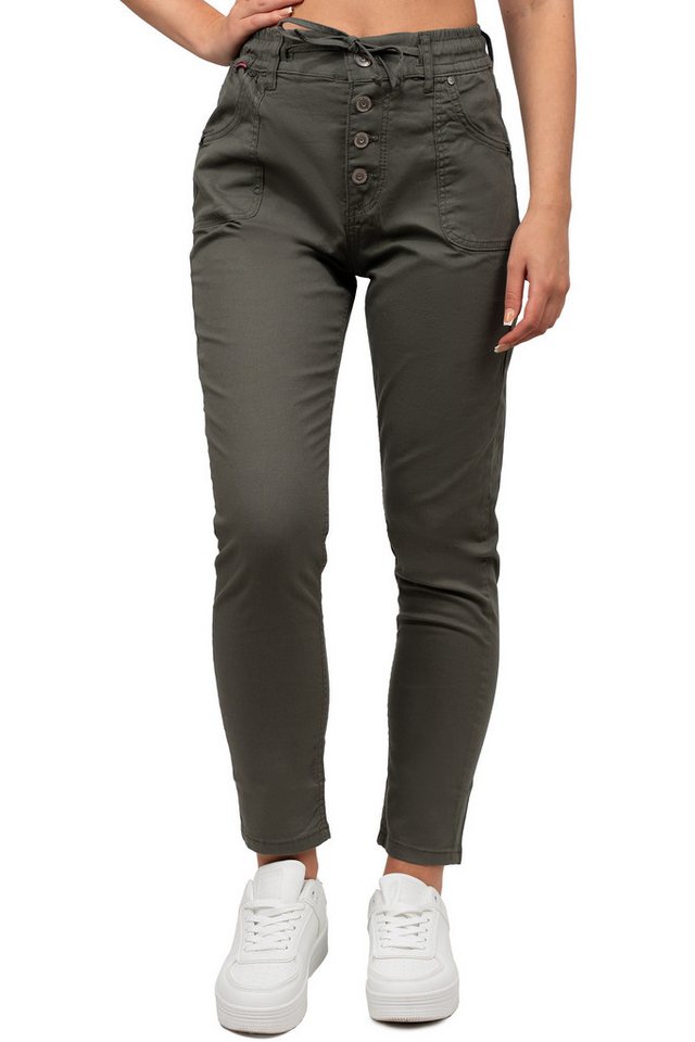 Cipo & Baxx Stoffhose Damen regular fit Hose BA-WD508 für lässige Alltagslooks und Freizeit-Outfits von Cipo & Baxx