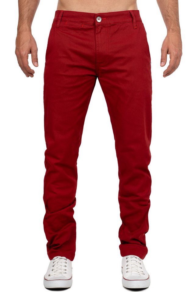 Cipo & Baxx Stoffhose Cipo & Baxx Herren Hose CD842-W Label-Applikation von Cipo & Baxx