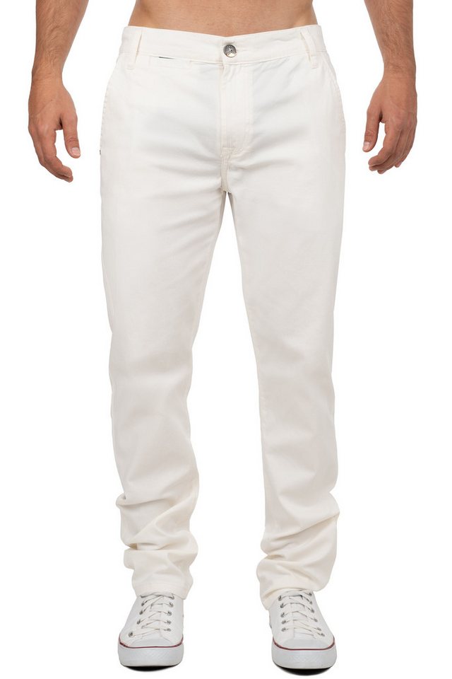 Cipo & Baxx Stoffhose Cipo & Baxx Herren Hose CD842-W mit Ton-in-Ton Stick von Cipo & Baxx