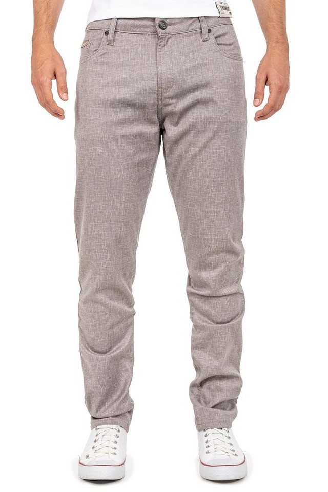 Cipo & Baxx Stoffhose Herren slim fit Hose Mid Waist BA-CD840 Grey im Modernen Urbanen Look von Cipo & Baxx