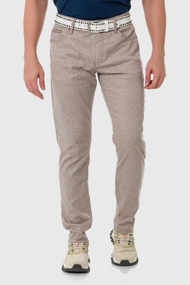 Cipo & Baxx Stoffhose Hose im unifarbenen Look von Cipo & Baxx