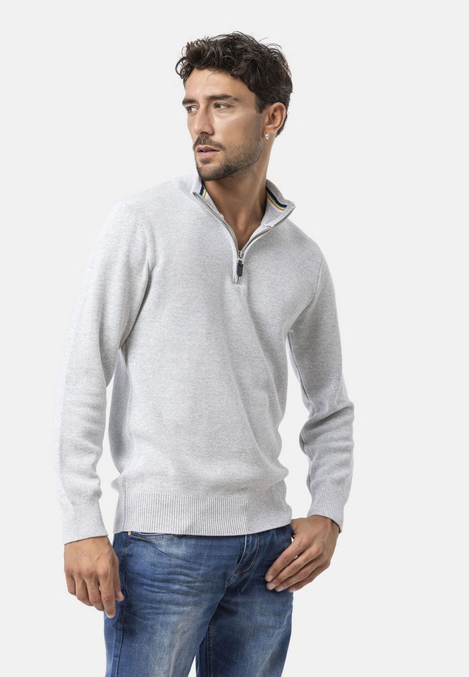 Cipo & Baxx Strickpullover CP290 (1-tlg) aus reiner Baumwolle von Cipo & Baxx