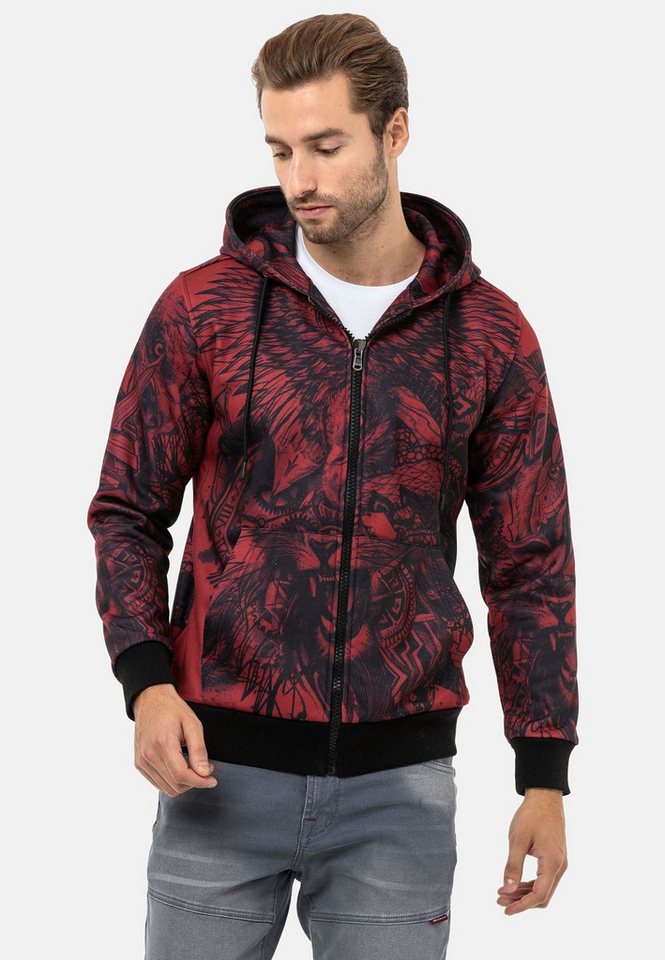 Cipo & Baxx Sweatjacke Jacken mit auffälligem Print, CL559 von Cipo & Baxx
