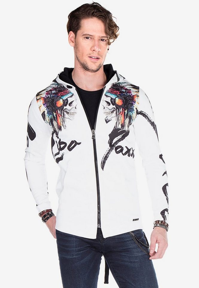 Cipo & Baxx Sweatjacke mit coolem Print von Cipo & Baxx