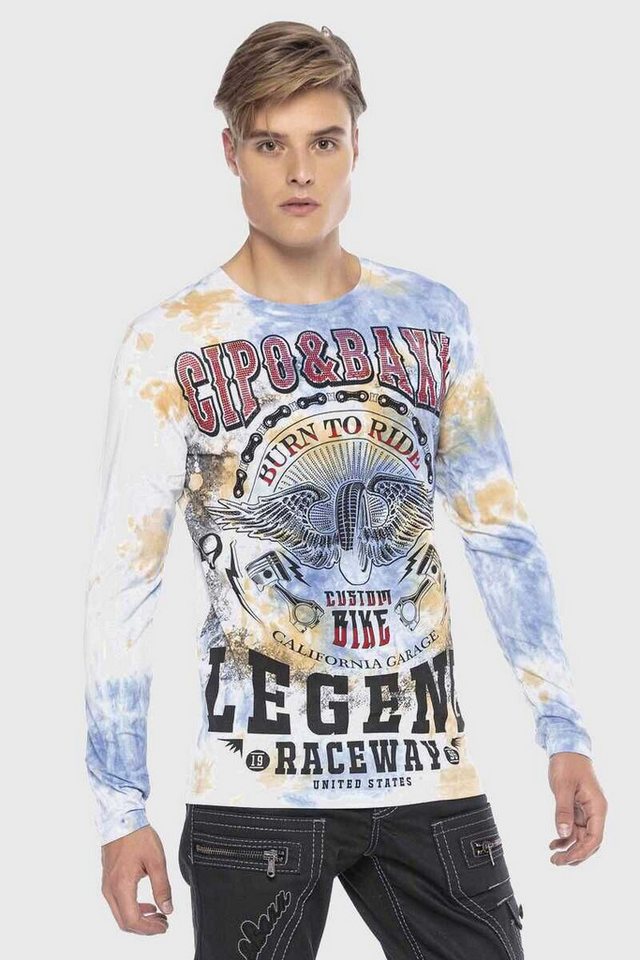 Cipo & Baxx T-Shirt Sweatshirts mit coolem Print von Cipo & Baxx