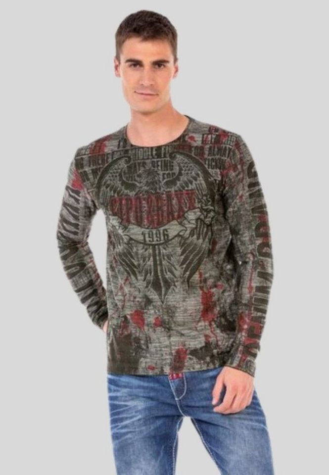 Cipo & Baxx T-Shirt Sweatshirts mit coolem Print von Cipo & Baxx
