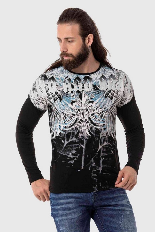 Cipo & Baxx T-Shirt Sweatshirts mit coolem Print von Cipo & Baxx