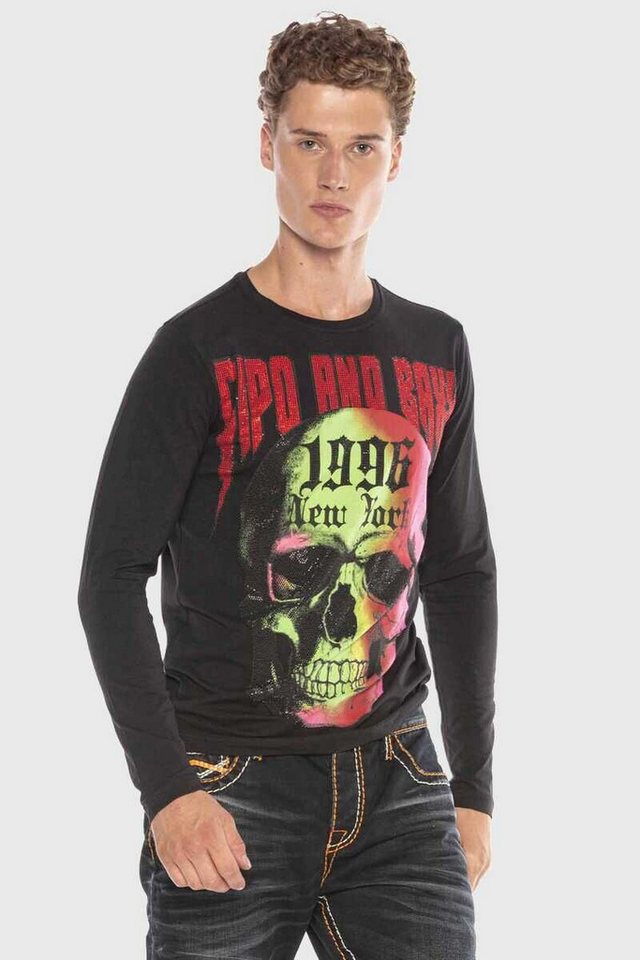 Cipo & Baxx T-Shirt Sweatshirts mit coolem Print von Cipo & Baxx