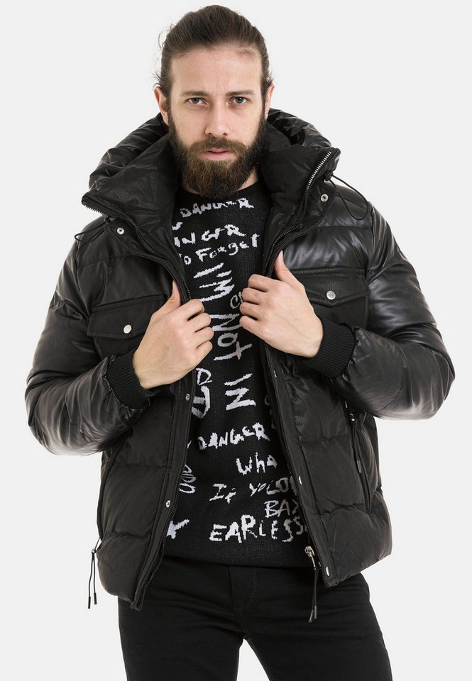 Cipo & Baxx Winterjacke Jacke mit Kapuze Cipo & Baxx Winterjacke Jacke mit Kapuze von Cipo & Baxx
