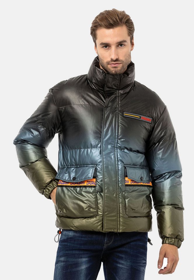 Cipo & Baxx Winterjacke Jacke mit Farbverlauf-Muster Cipo & Baxx Winterjacke Jacke mit Farbverlauf-Muster von Cipo & Baxx
