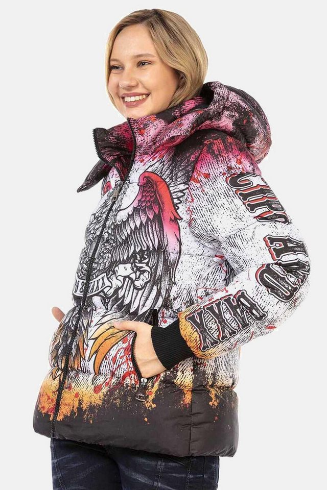 Cipo & Baxx Winterjacke Jacken mit knalligem Allover-Print, WM130 von Cipo & Baxx