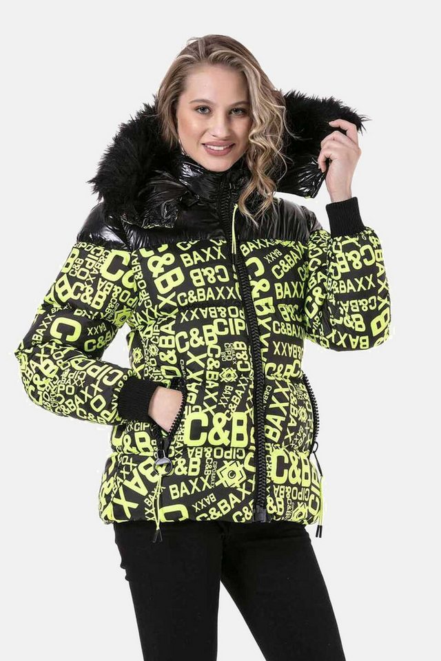 Cipo & Baxx Winterjacke Jacken mit modischem Allover-Print, WM129 von Cipo & Baxx
