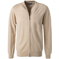 Cipriani Herren Cardigan beige unifarben von Cipriani