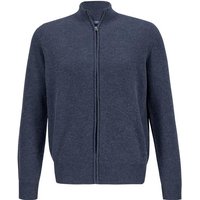 Cipriani Herren Cardigan blau Kaschmir unifarben von Cipriani