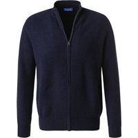 Cipriani Herren Cardigan blau Kaschmir unifarben von Cipriani