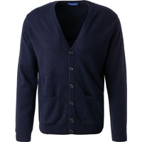 Cipriani Herren Cardigan blau Kaschmir unifarben von Cipriani