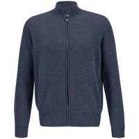 Cipriani Herren Cardigan blau Kaschmir unifarben von Cipriani