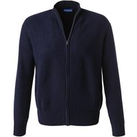 Cipriani Herren Cardigan blau Kaschmir unifarben von Cipriani