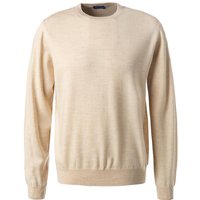 Cipriani Herren Pullover beige Merinowolle unifarben von Cipriani