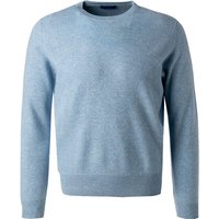 Cipriani Herren Pullover blau Kaschmir unifarben von Cipriani