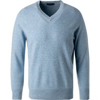 Cipriani Herren Pullover blau Kaschmir unifarben von Cipriani