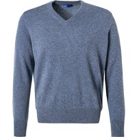 Cipriani Herren Pullover blau Kaschmir unifarben von Cipriani